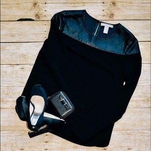 Banana Republic Sleek Black Top